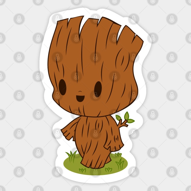 Cute Groot Sticker by soyluigo